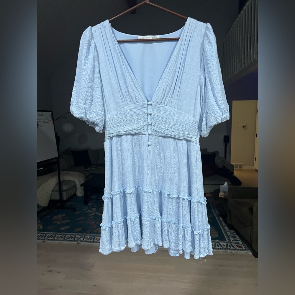 ALTARD STATE XL Light Blue babydoll Dress